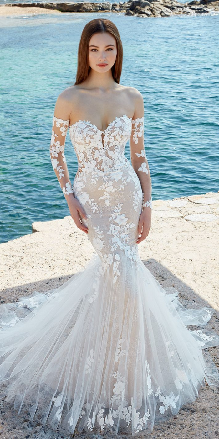 Love wedding gown at Whimsical Bridal