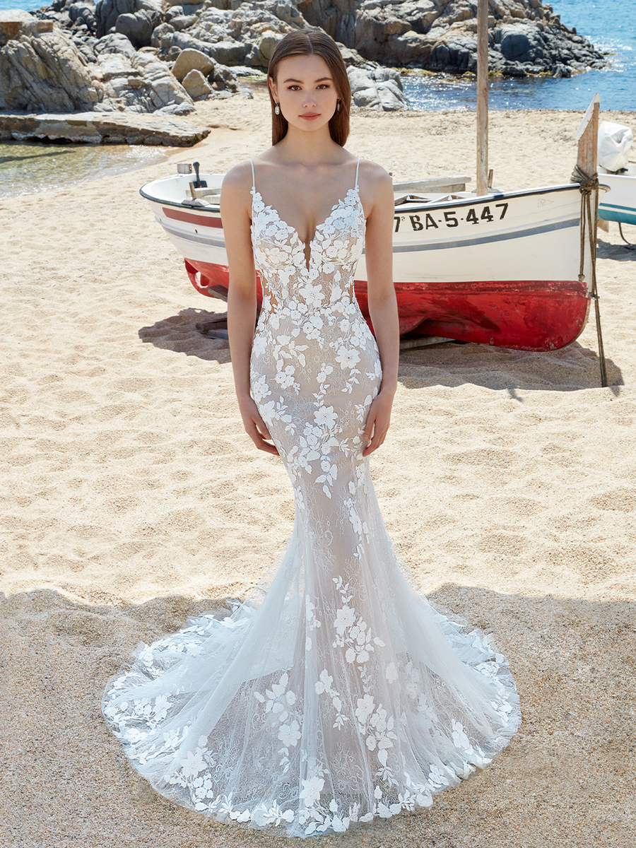Love wedding gown at Whimsical Bridal