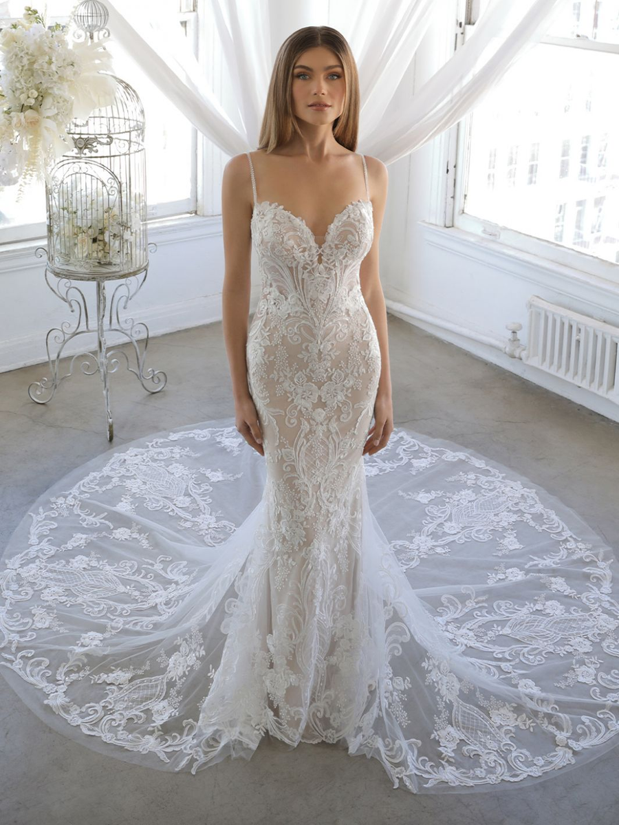 Blue by Enzoani wedding gown at Whimsical Bridal