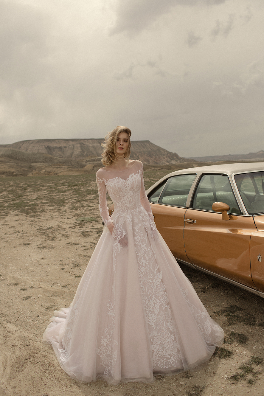 Milva wedding gown at Whimsical Bridal
