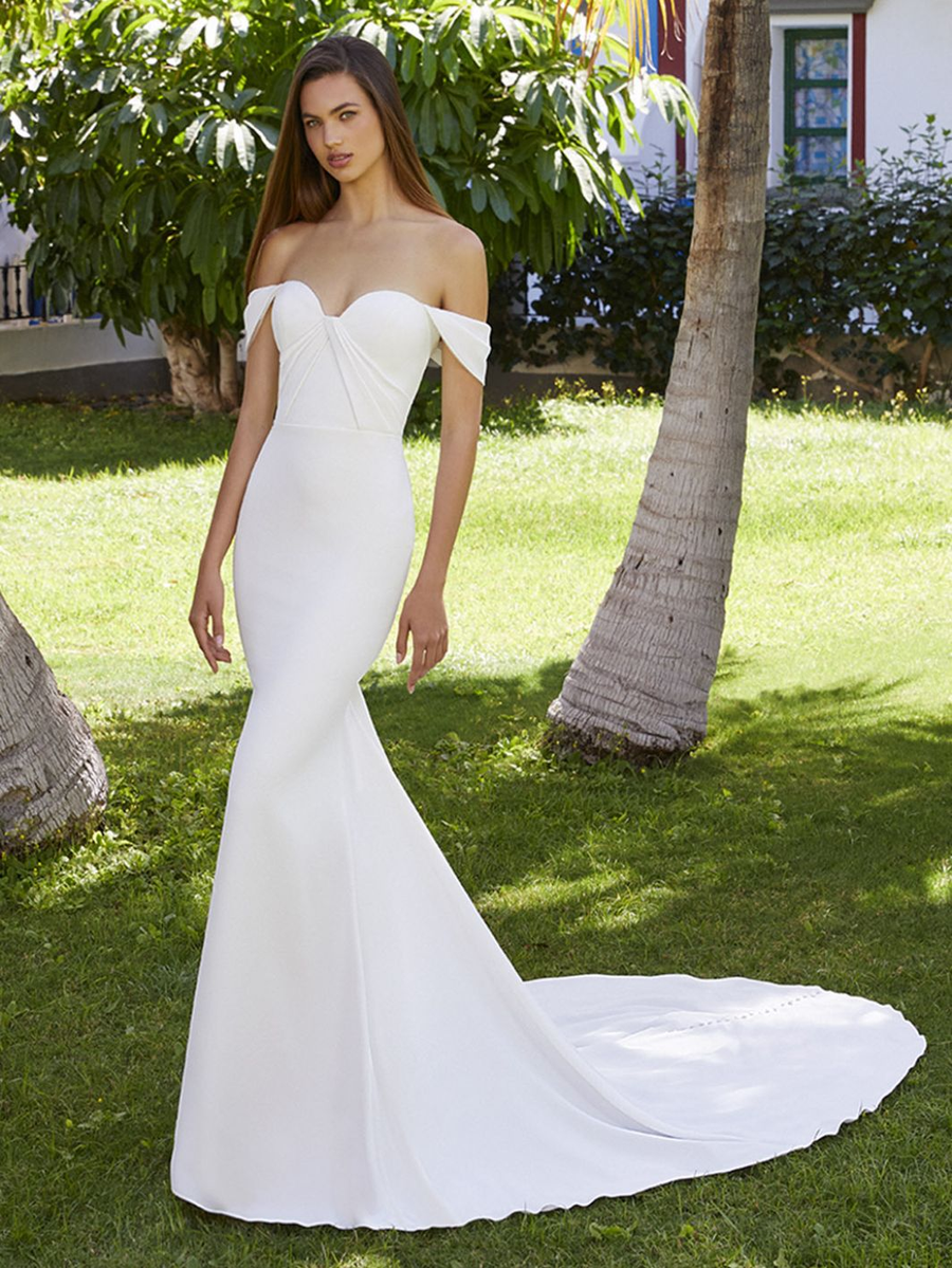 Love wedding gown at Whimsical Bridal