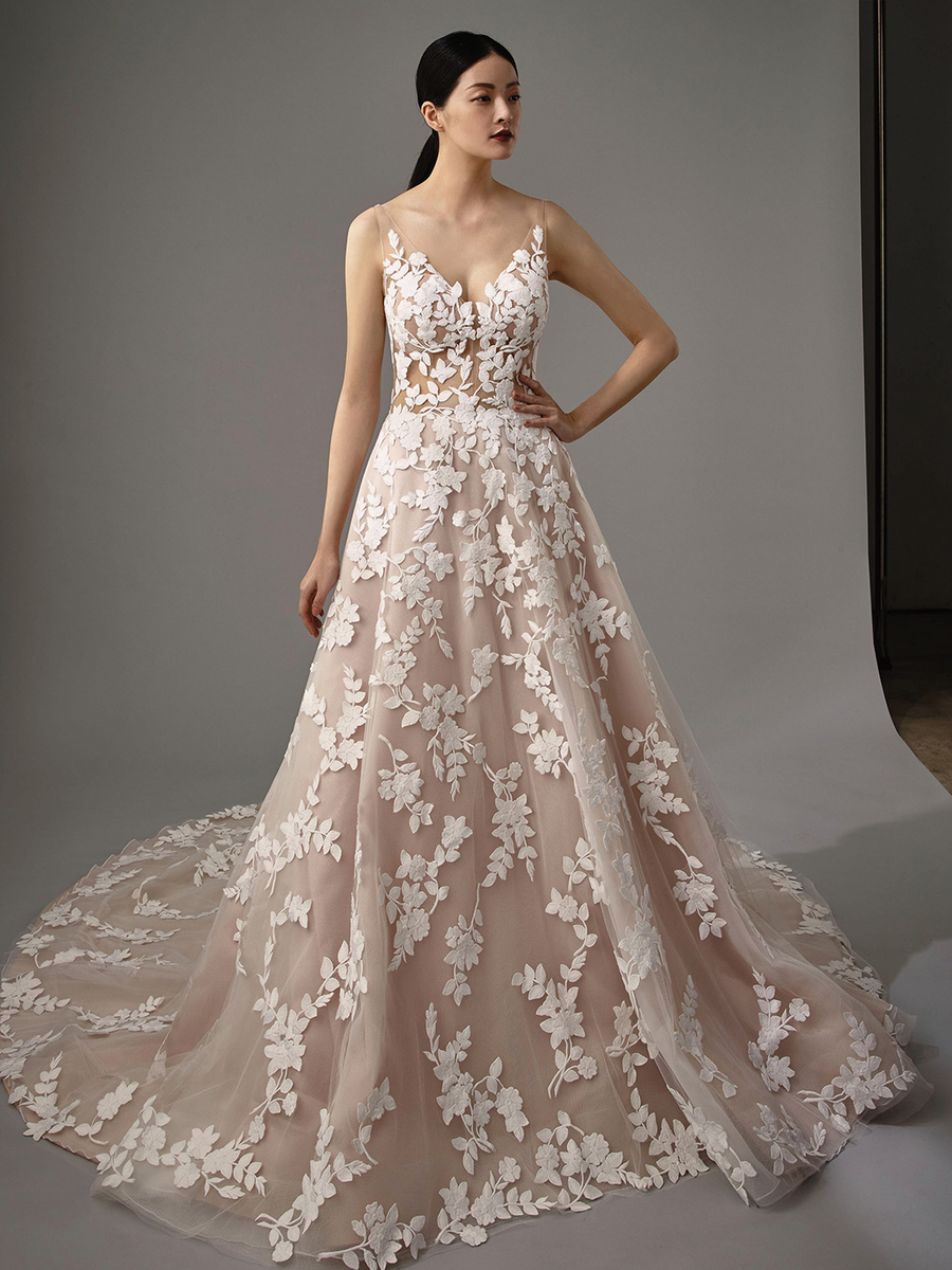 Blue by Enzoani wedding gown at Whimsical Bridal