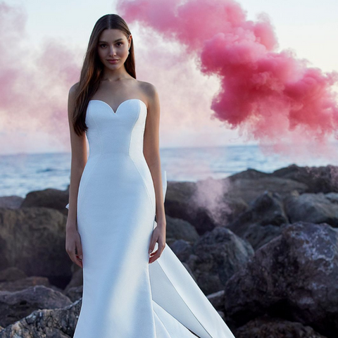Blue by Enzoani wedding gown at Whimsical Bridal