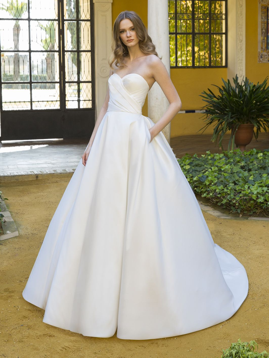Blue by Enzoani wedding gown at Whimsical Bridal
