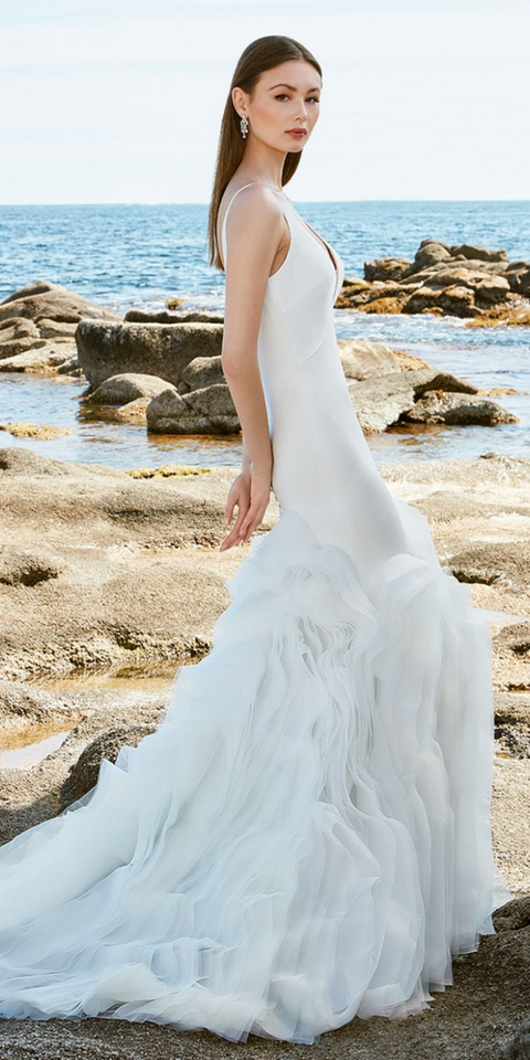 Love wedding gown at Whimsical Bridal