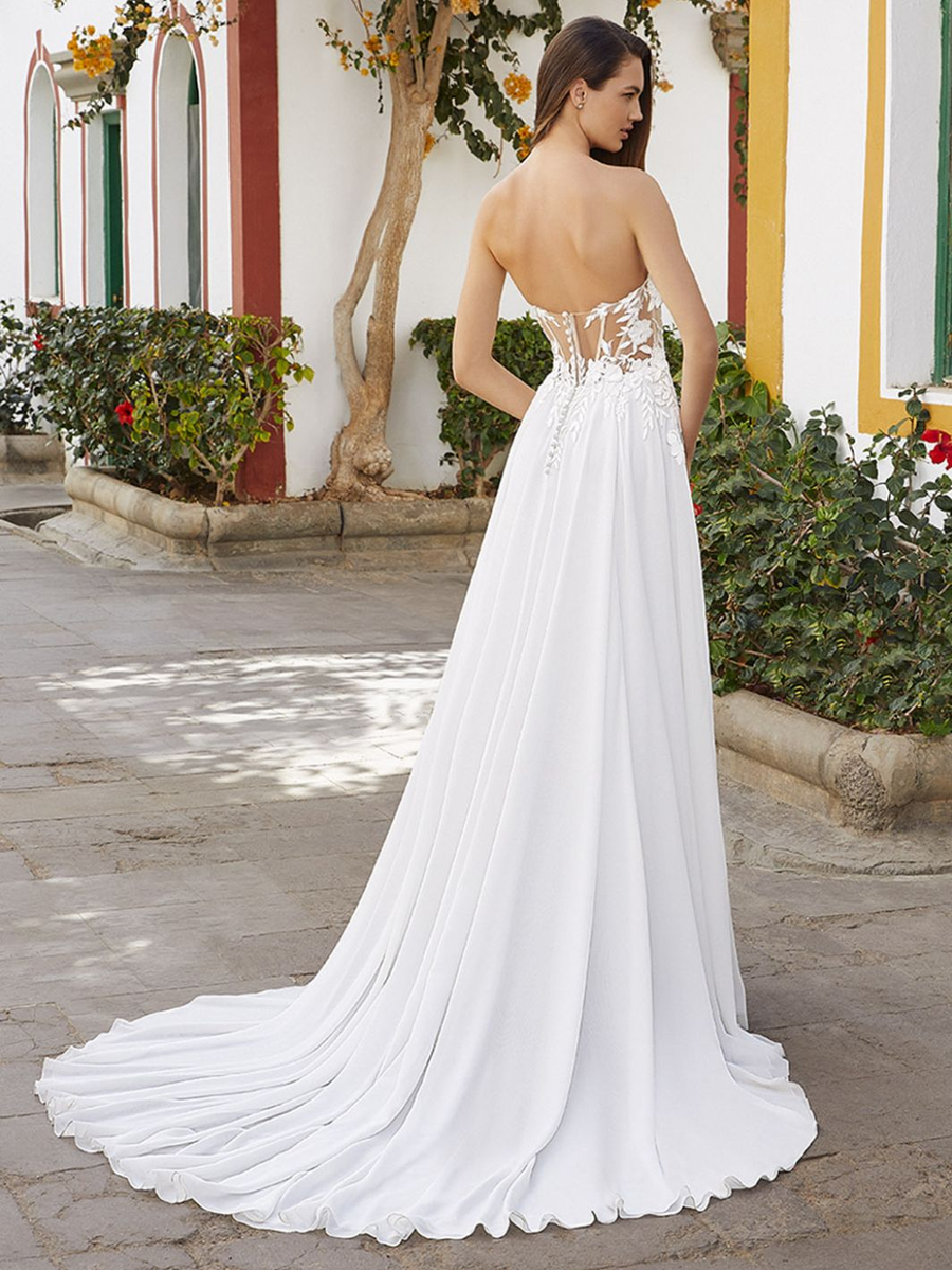 Love wedding gown at Whimsical Bridal
