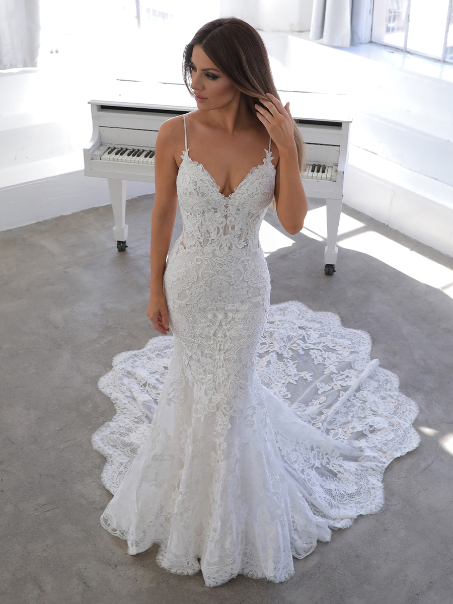 Blue by Enzoani wedding gown at Whimsical Bridal