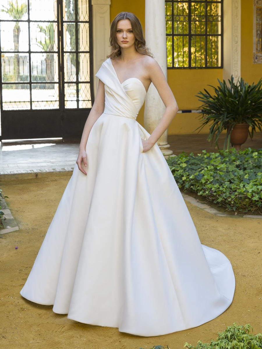 Blue by Enzoani wedding gown at Whimsical Bridal