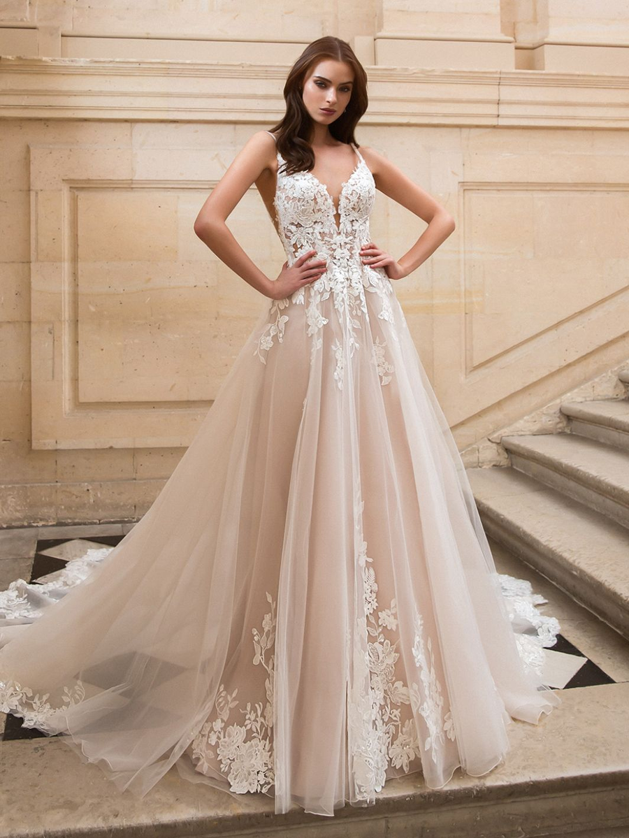 Elysée wedding gown at Whimsical Bridal