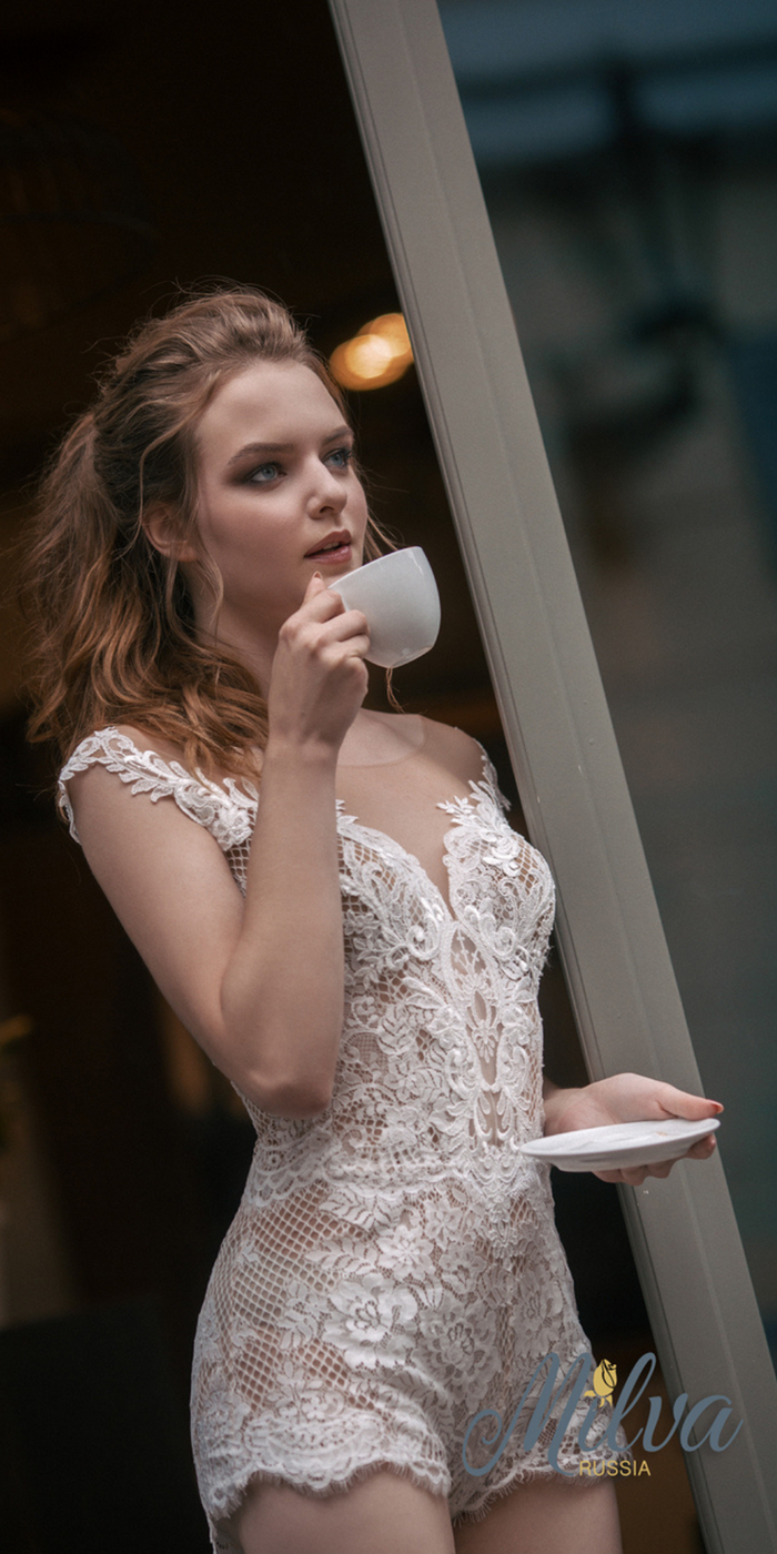 Milva wedding gown at Whimsical Bridal