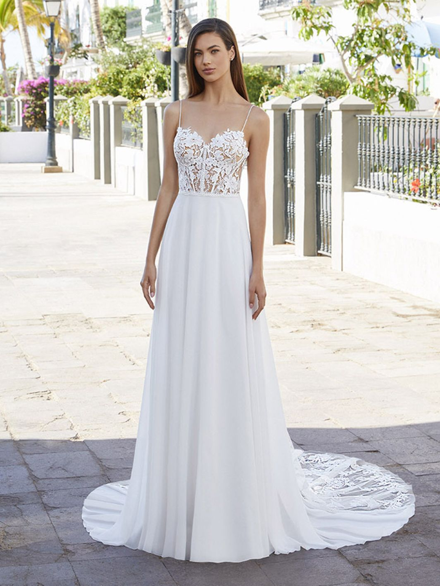 Love wedding gown at Whimsical Bridal