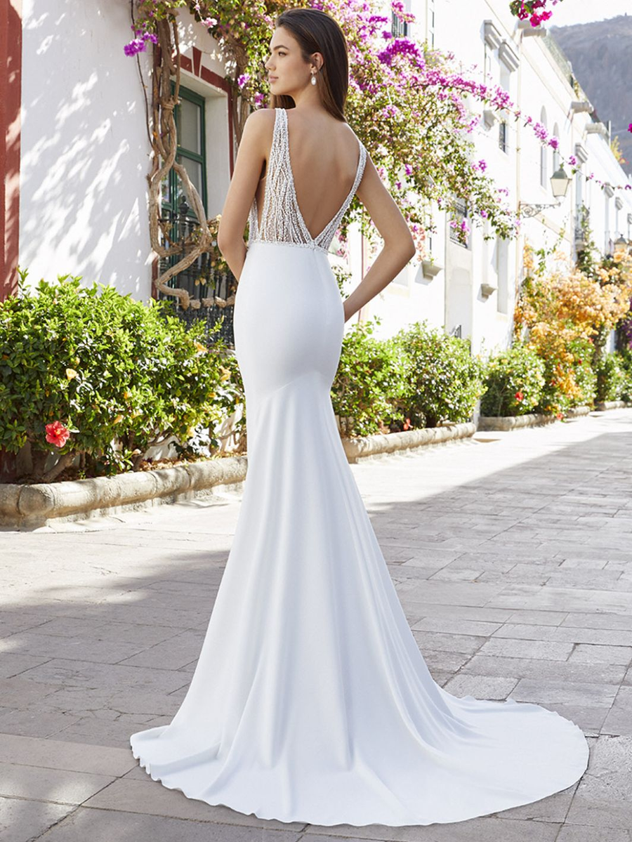 Love wedding gown at Whimsical Bridal