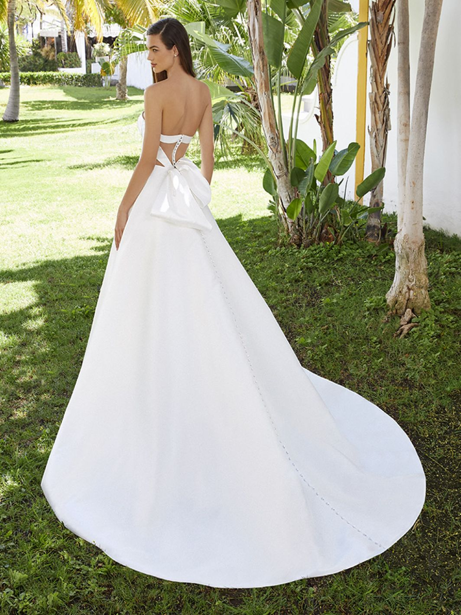 Love wedding gown at Whimsical Bridal