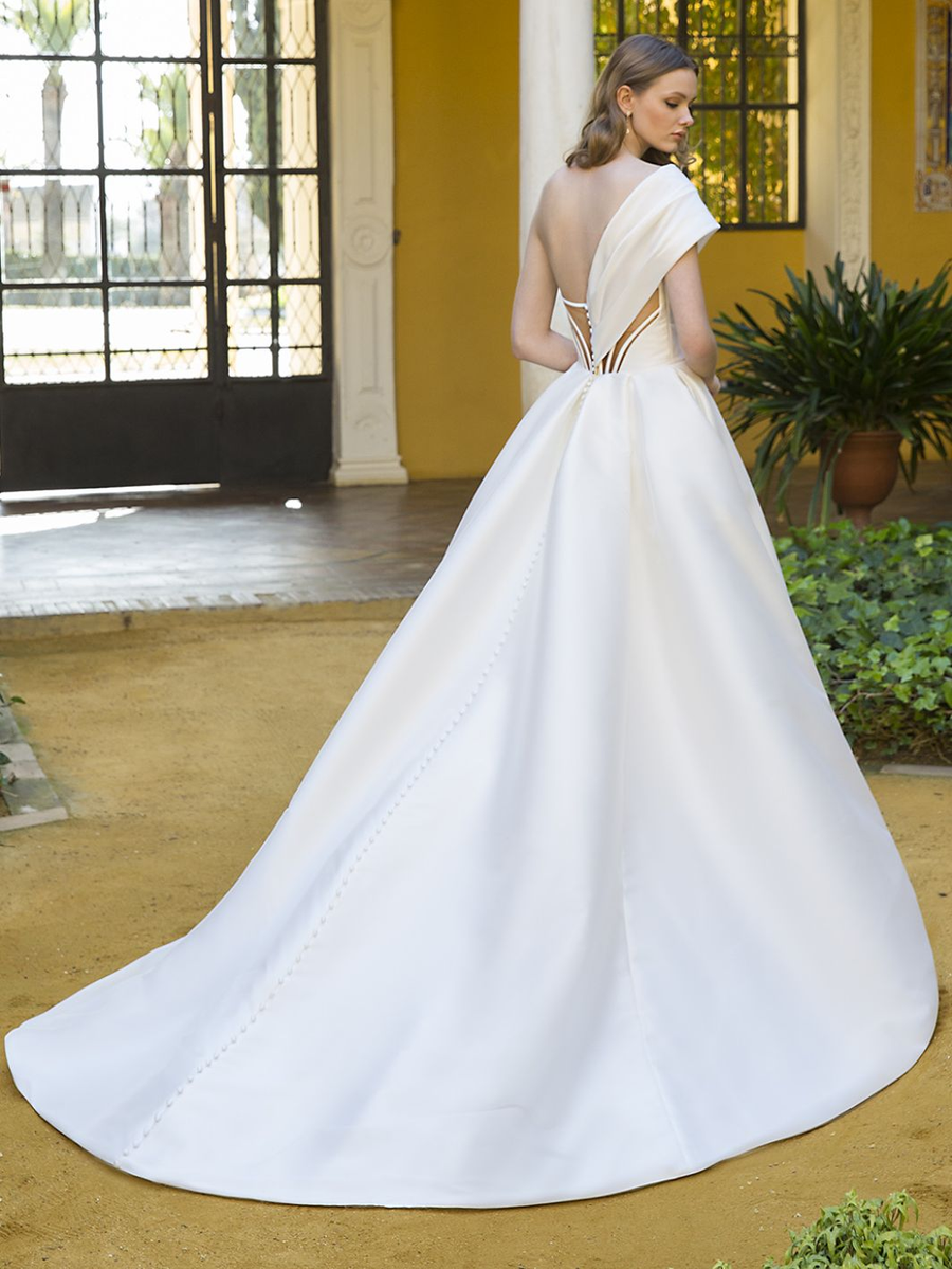 Blue by Enzoani wedding gown at Whimsical Bridal