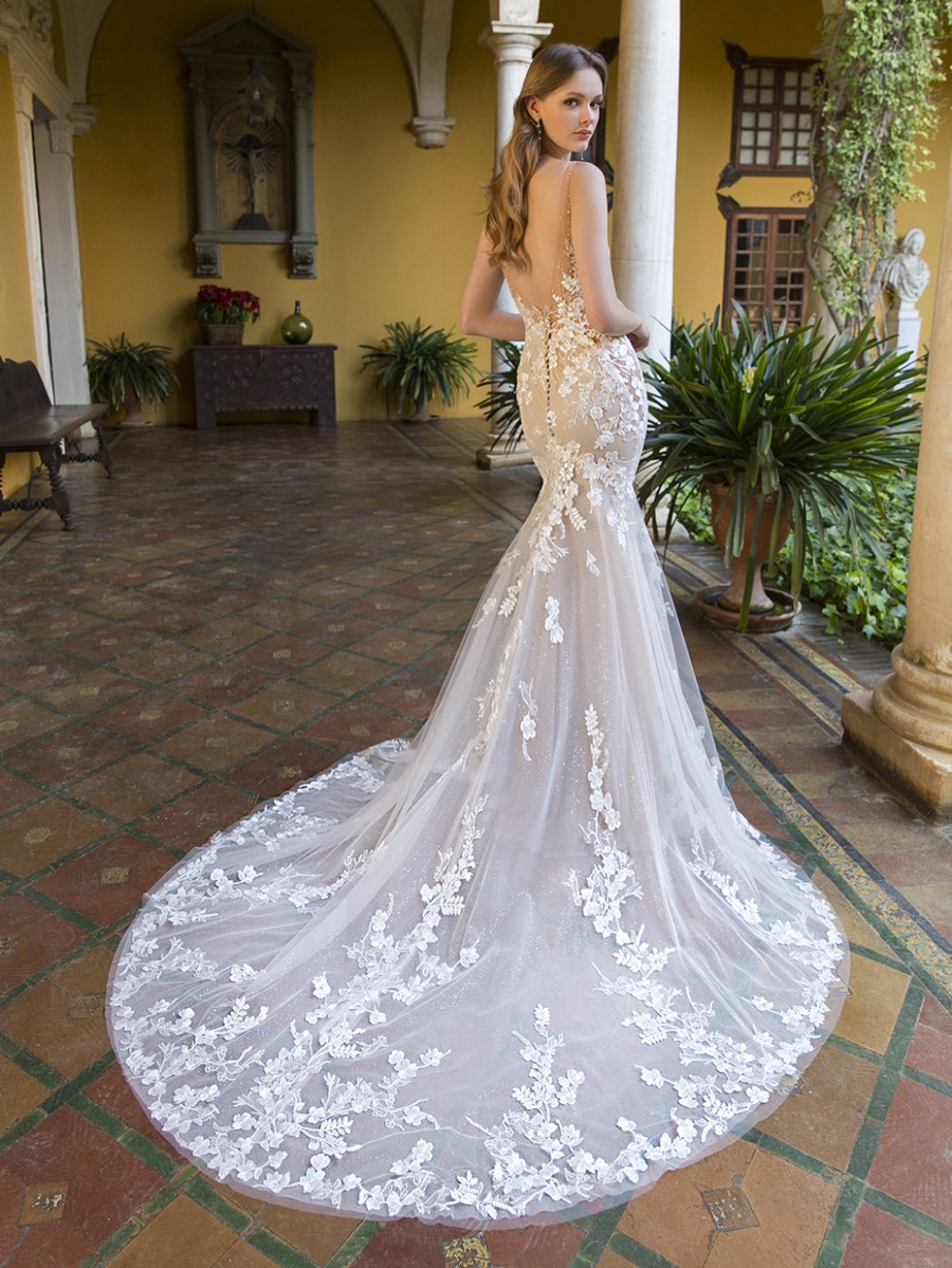 Blue by Enzoani wedding gown at Whimsical Bridal