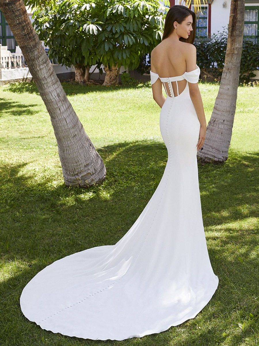 Love wedding gown at Whimsical Bridal