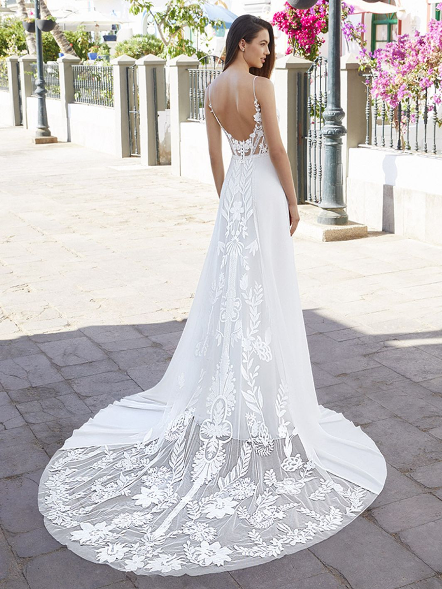 Love wedding gown at Whimsical Bridal