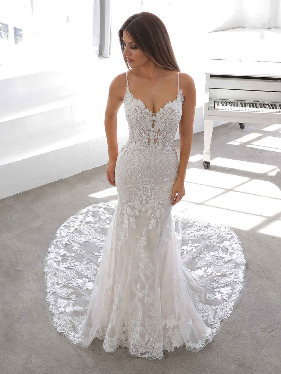 Blue by Enzoani wedding gown at Whimsical Bridal