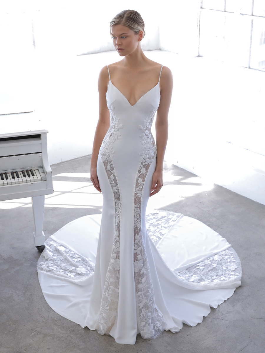 Blue by Enzoani wedding gown at Whimsical Bridal