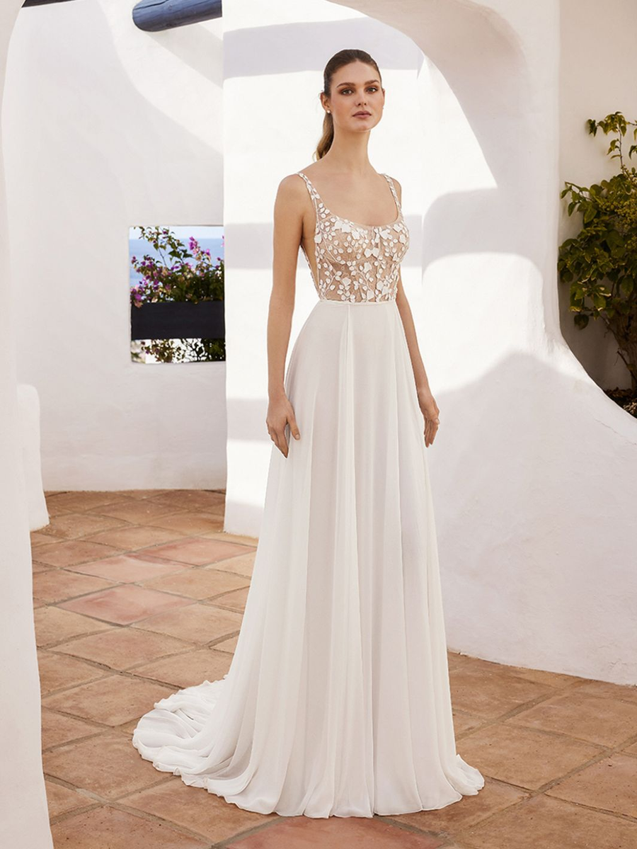 Love wedding gown at Whimsical Bridal
