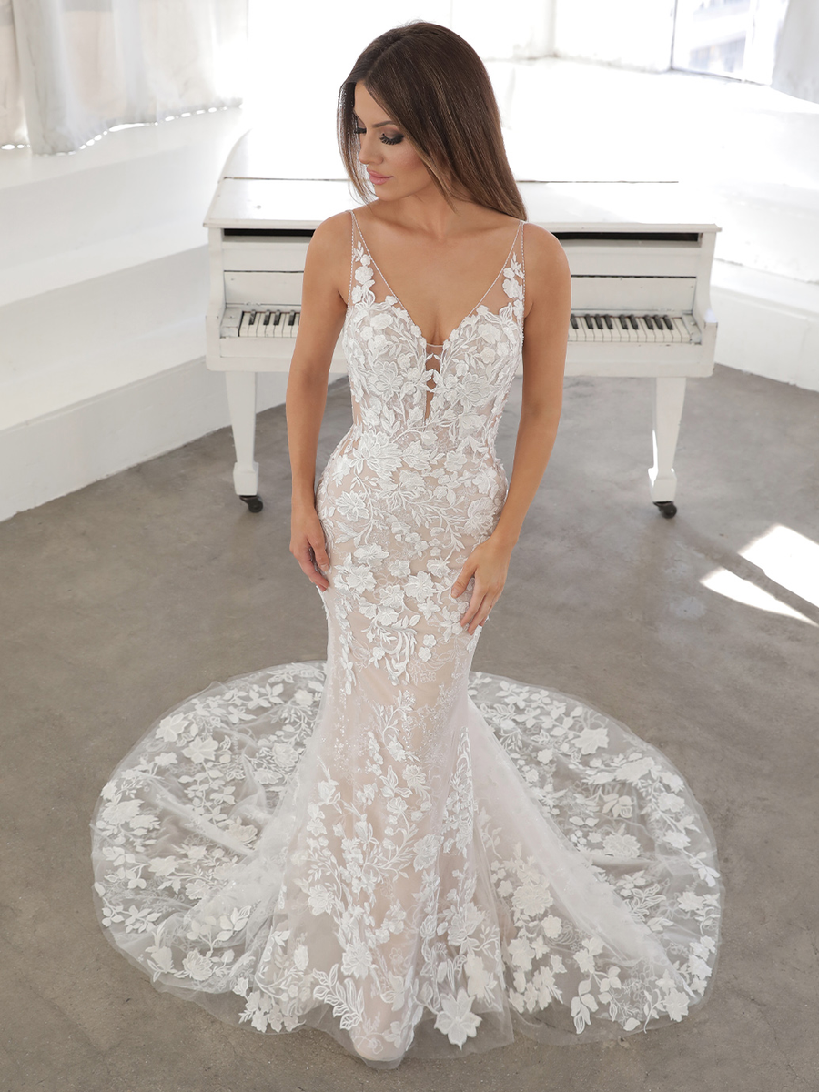 Blue by Enzoani wedding gown at Whimsical Bridal