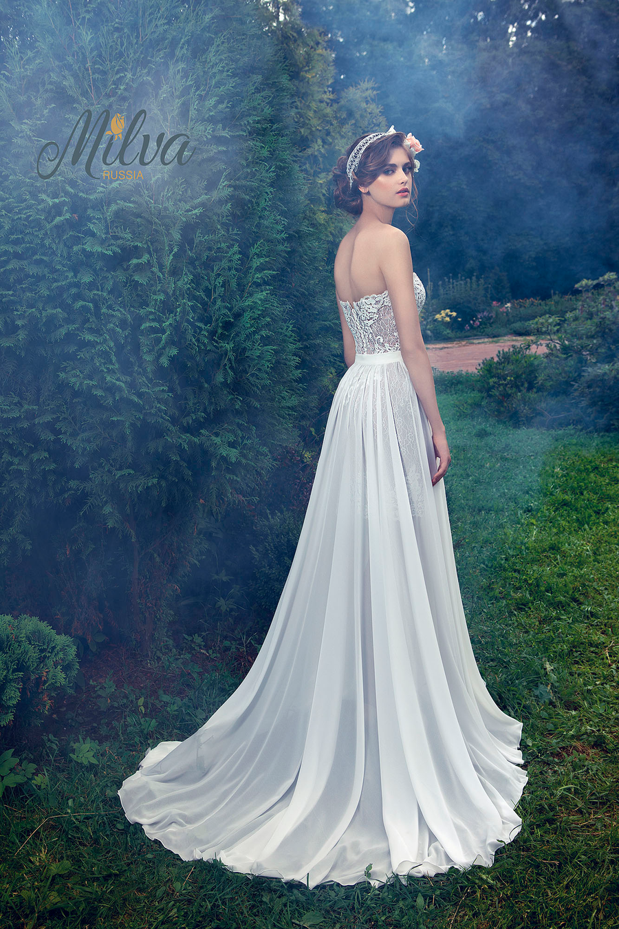 Milva wedding gown at Whimsical Bridal