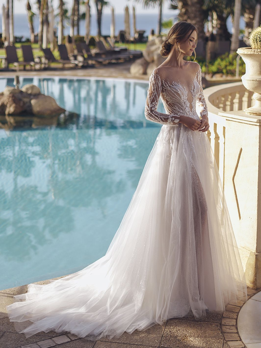 Blue by Enzoani wedding gown at Whimsical Bridal