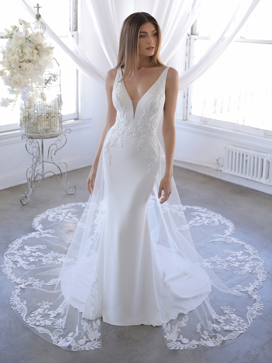 Blue by Enzoani wedding gown at Whimsical Bridal