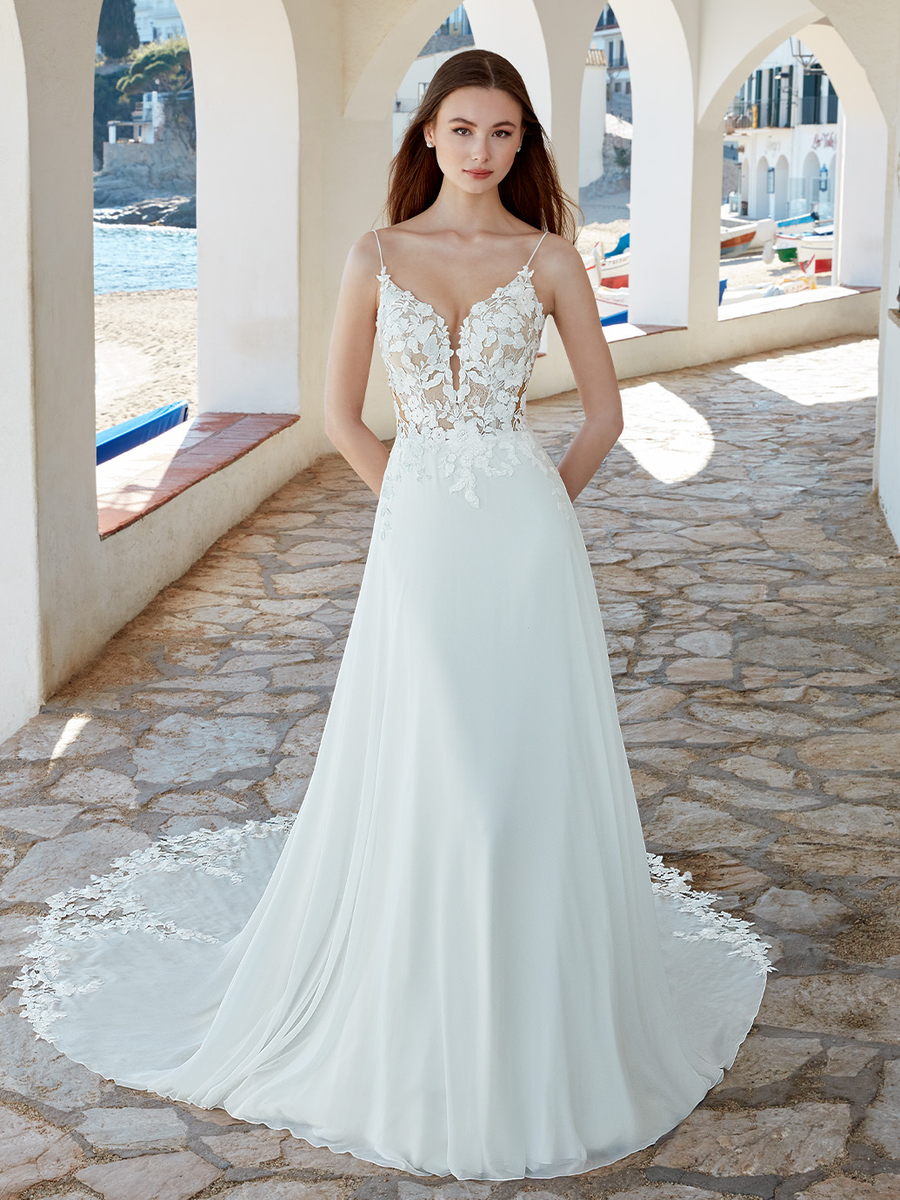 Love wedding gown at Whimsical Bridal