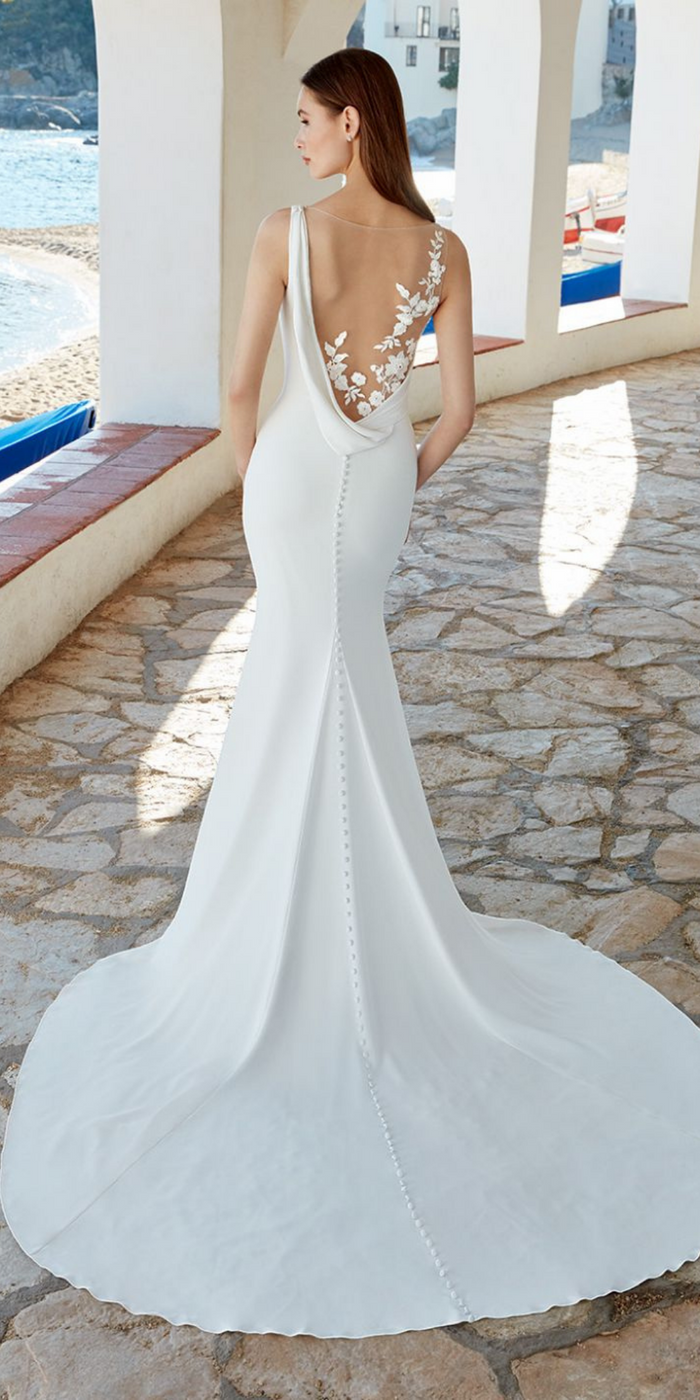 Love wedding gown at Whimsical Bridal