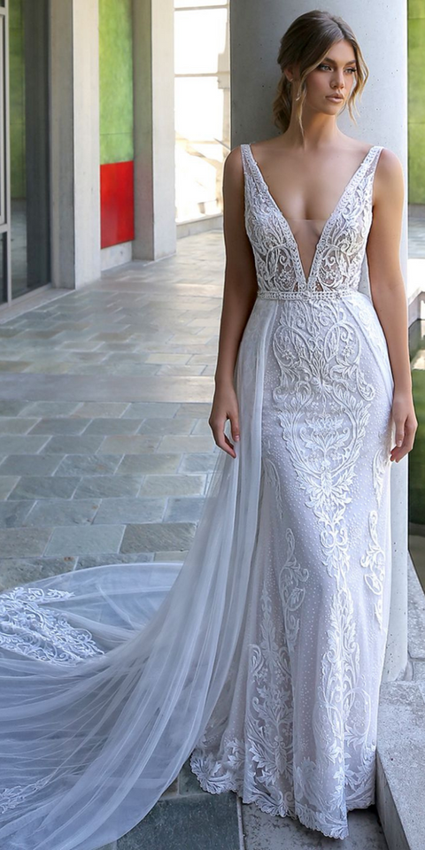 Beautiful by Enzoani wedding gown at Whimsical Bridal