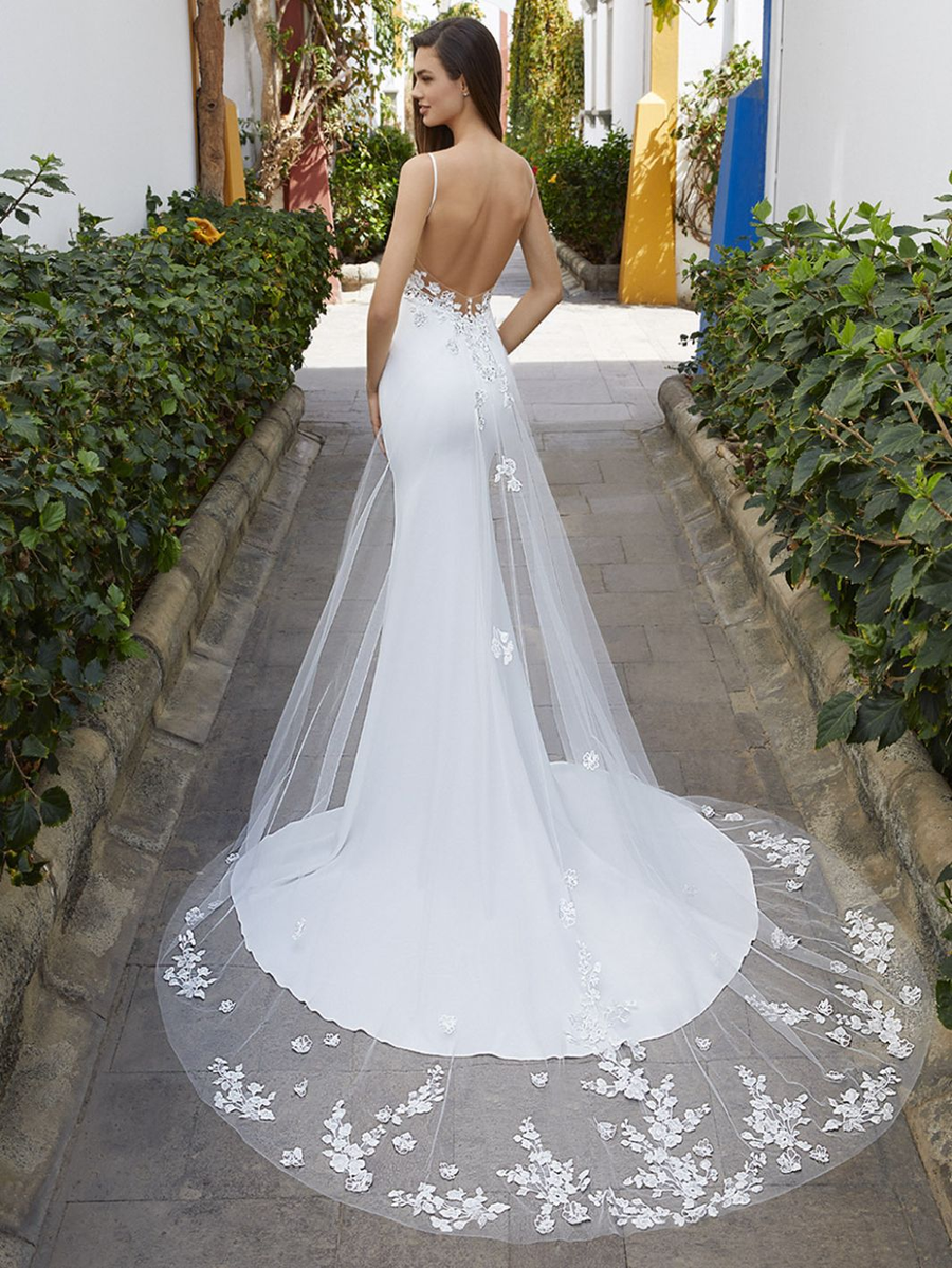 Love wedding gown at Whimsical Bridal