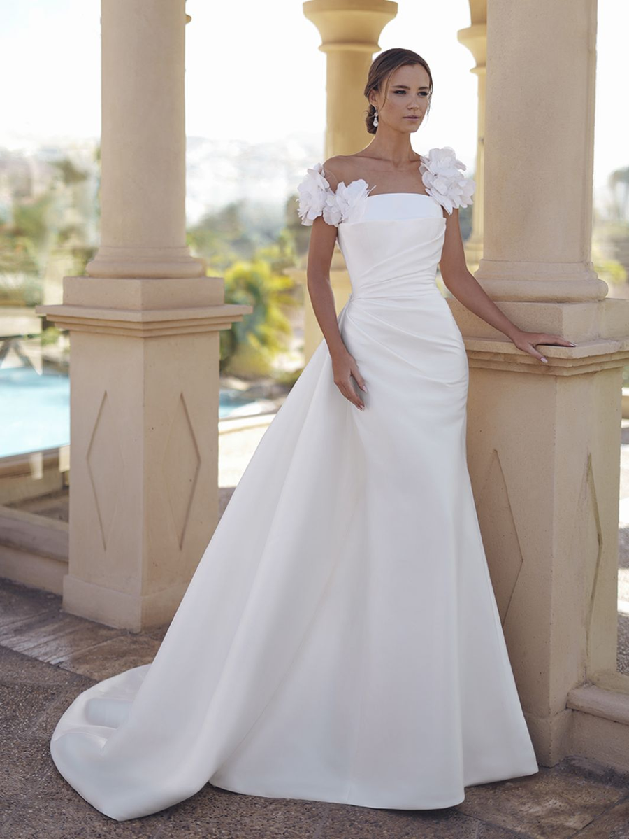 Blue by Enzoani wedding gown at Whimsical Bridal