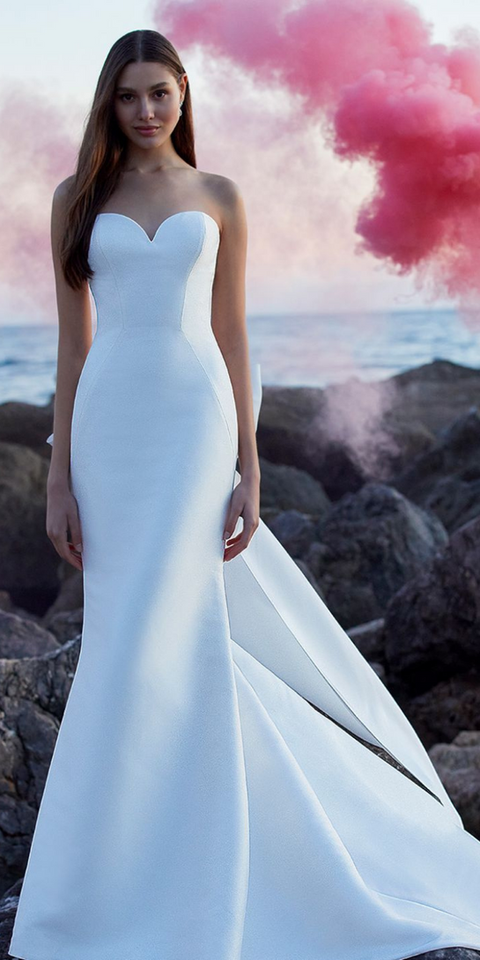 Blue by Enzoani wedding gown at Whimsical Bridal