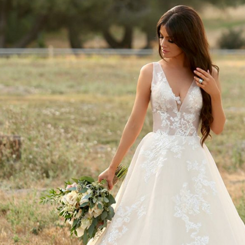 Blue by Enzoani wedding gown at Whimsical Bridal
