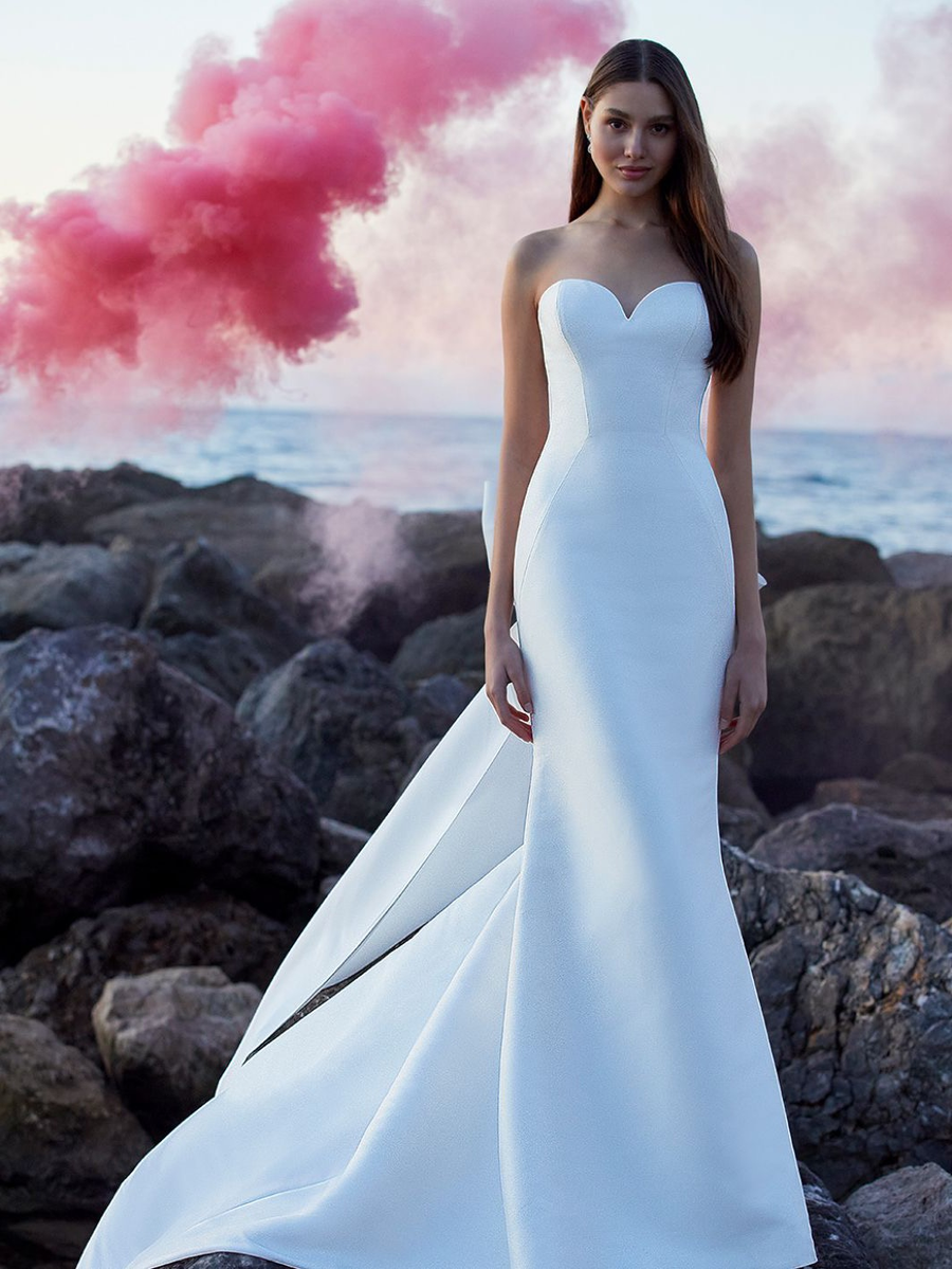 Blue by Enzoani wedding gown at Whimsical Bridal